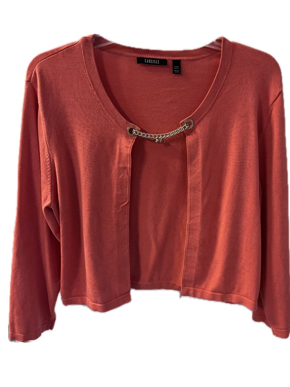 Carlisle Coral Crewneck Knit Top